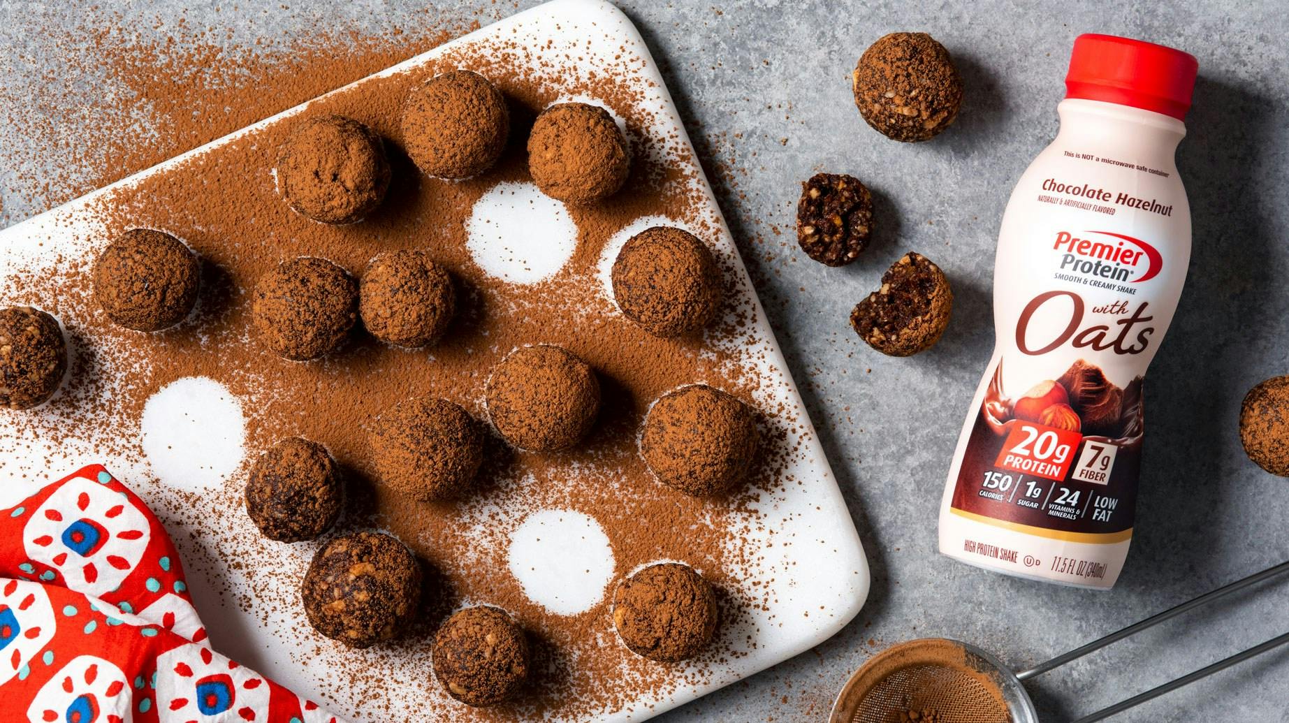 Recipe image for Chocolate Hazelnut Protein Balls.