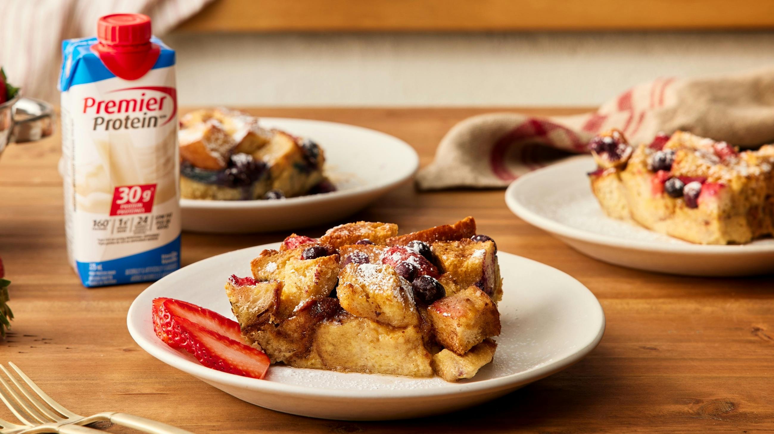 Recipe image for Berry French Toast Casserole.