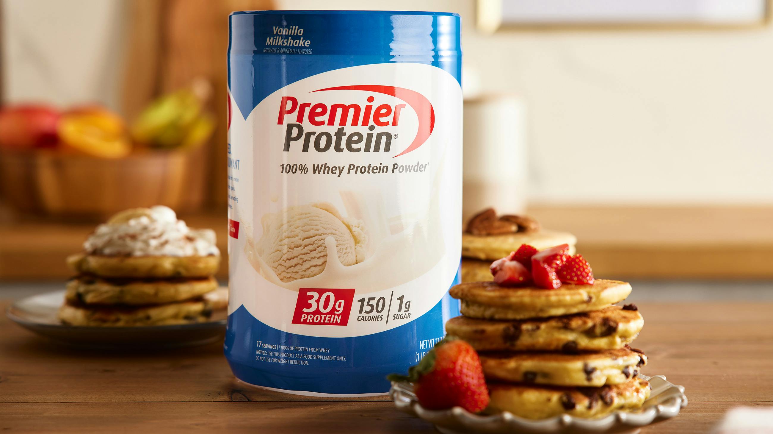 Recipe image for Easy High Protein Pancakes.