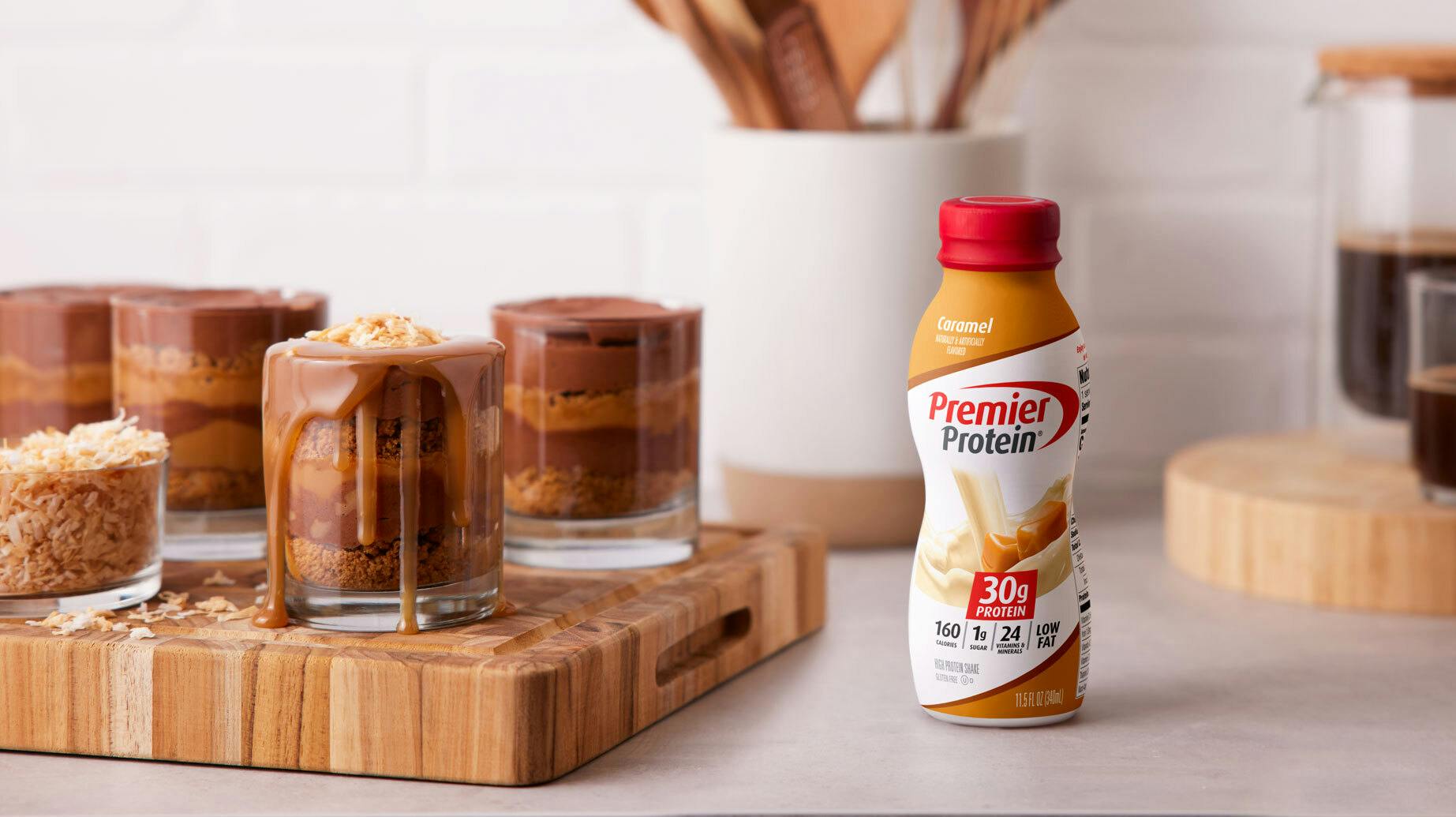 Chocolate Caramel Dessert Cup | Premier Proteinweb-shareminusplusYouTubePinterestFacebookSearchPlayCloseAn icon of a video camera.An icon of a envelope.Icon of an arrow pointing down.Icon of an arrow pointing up.Icon of an arrow pointing right.Icon of an arrow pointing left.chevron-rightchevron-leftchevron-downchevron-upInstagramTwitterIcon of a globeIcon of a printer.Icon of an emailIcon of a file downloadhashtag-scripthealthy-proteinmap-pinnutritional-benefitsIcon of a menu.Pinterest-image