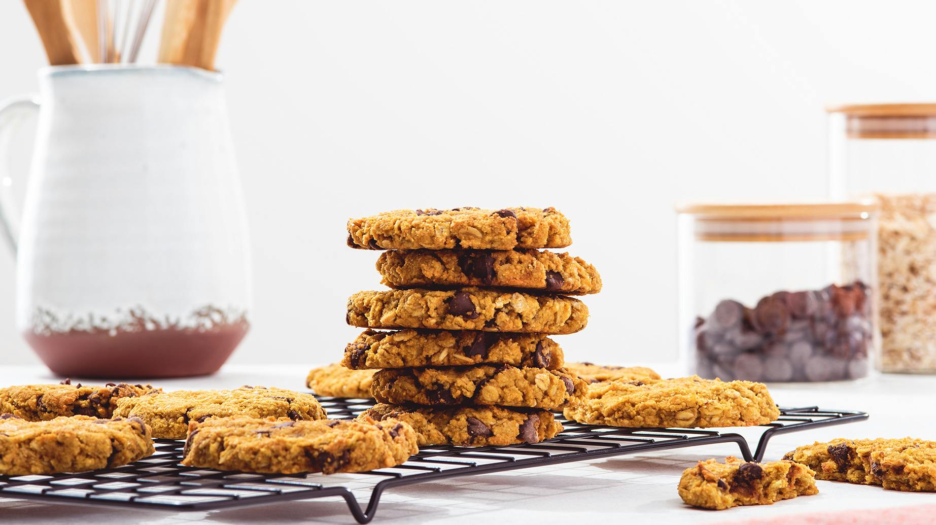 Recipe image for Oatmeal Pumpkin Cookies.