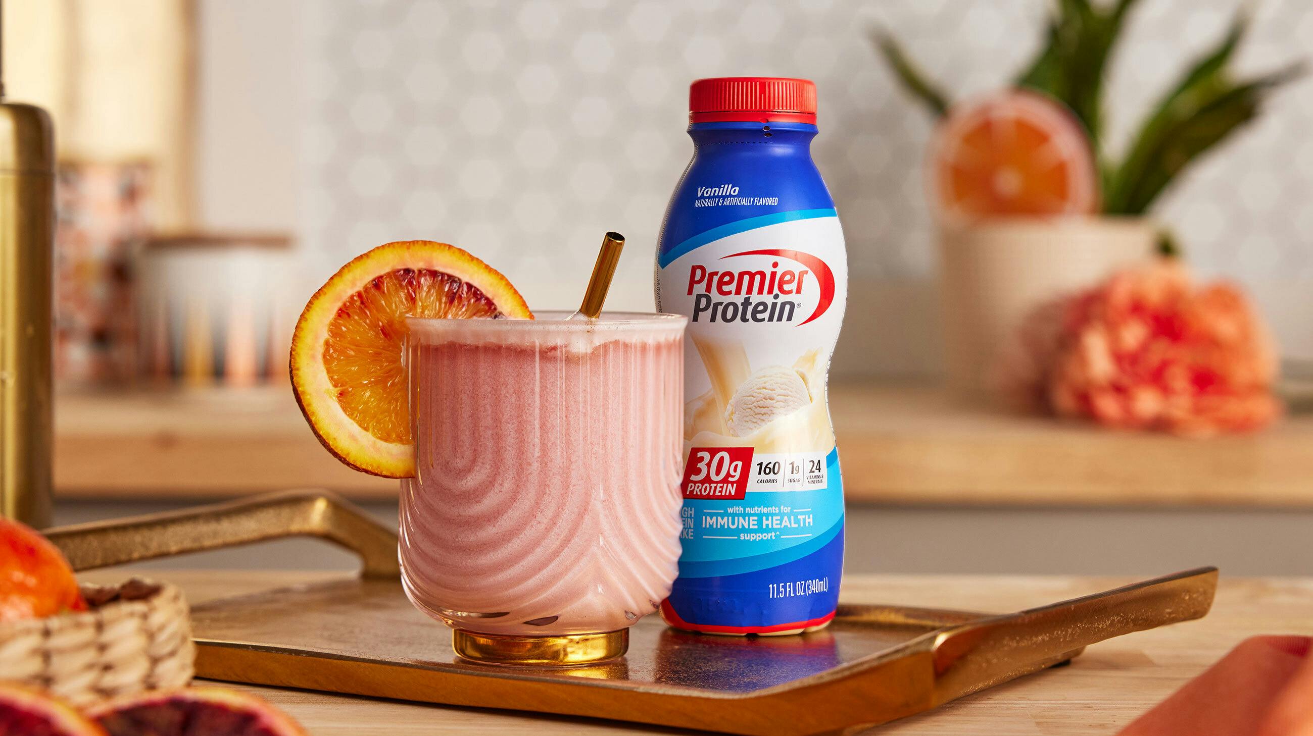 Recipe image for Blood Orange Creamsicle Protein Mocktail.